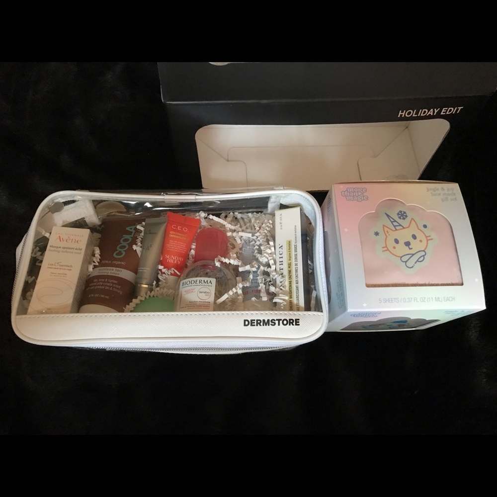 Skin Care Beauty Derm Store Bundle NIB & Masks